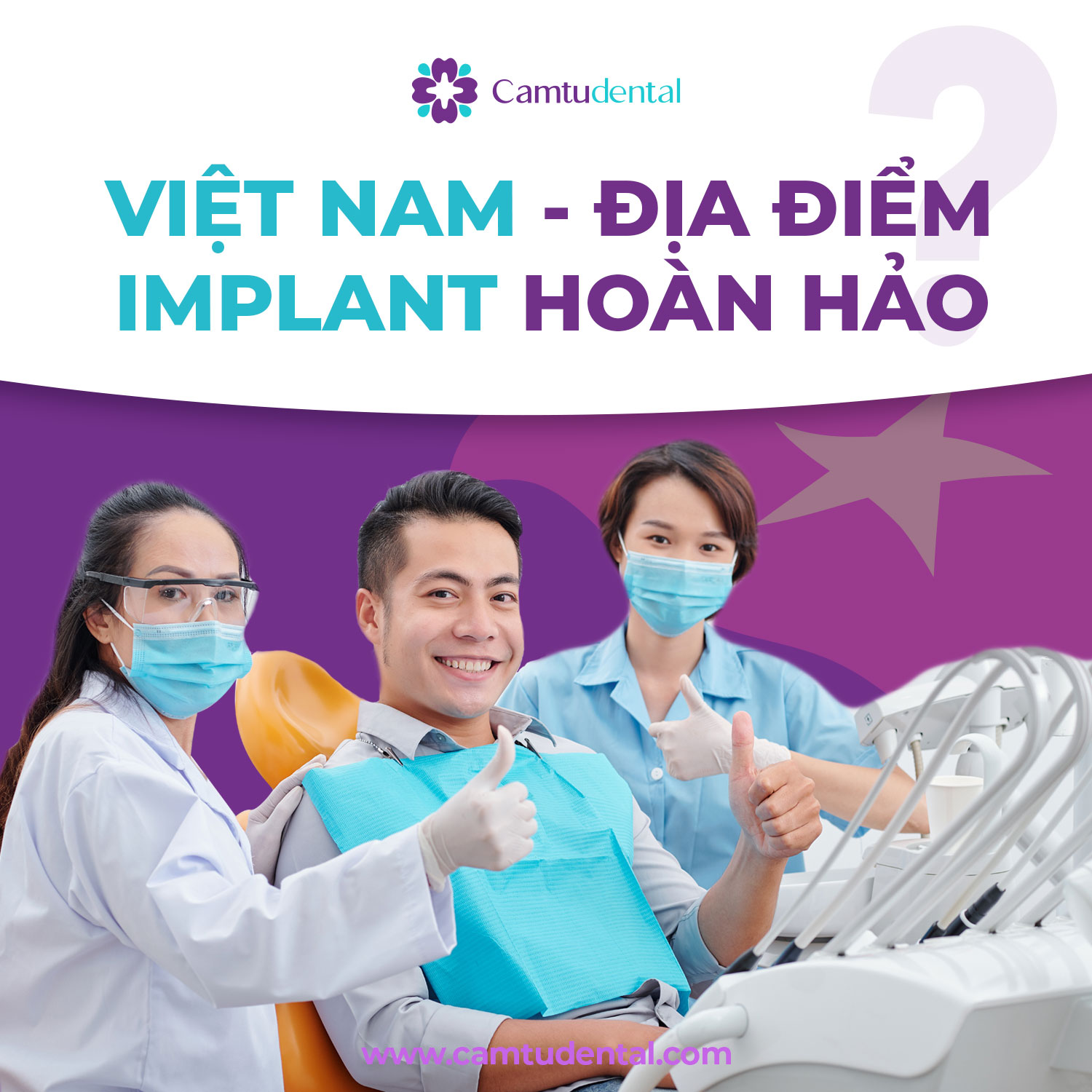 Việt Nam là địa điểm trồng răng Implant hoàn hảo dành cho những ai quan tâm tới phương pháp này