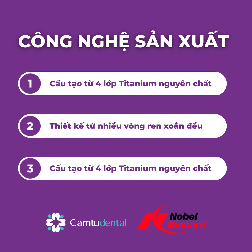 nobel biocare - Trụ Implant Nobel - Xuất xứ, ưu điểm, chi phí? - Hệ thống Nha khoa Cẩm Tú