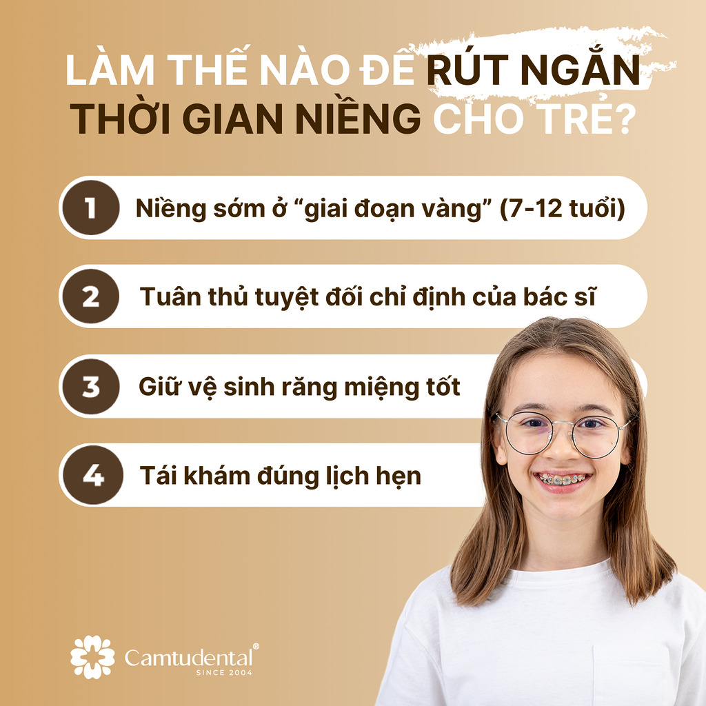 Niềng răng trẻ em: Bao lâu thì hoàn thành và chi phí ra sao? 5 4 yếu tố giúp rút ngứn thời gian niềng răng cho trẻ