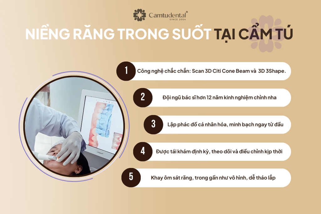 Niềng Răng Trong Suốt Cần Nhổ Răng Hay Không? 4 Nieng rang trong suot tai Cam Tu phuong Ben Thanh Quan 1 cu - Niềng Răng Trong Suốt Cần Nhổ Răng Hay Không? - Hệ thống Nha khoa Cẩm Tú